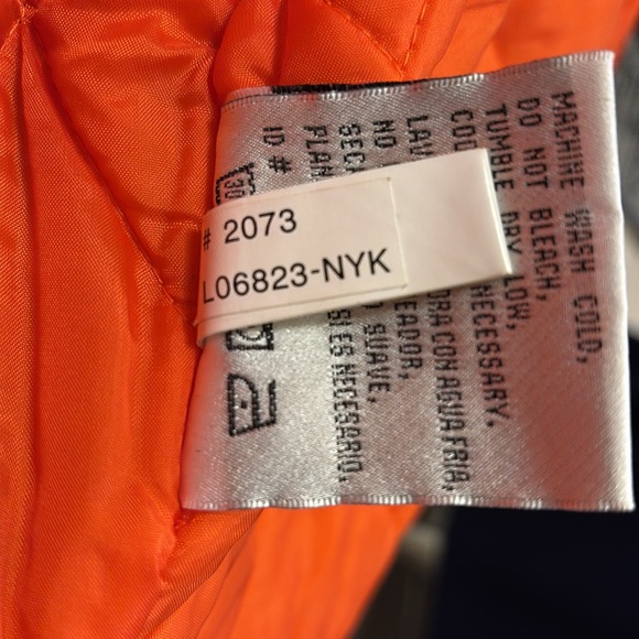 Men's New York Knicks Performance Jacket - Blue and Orange - Picture 11 of 11